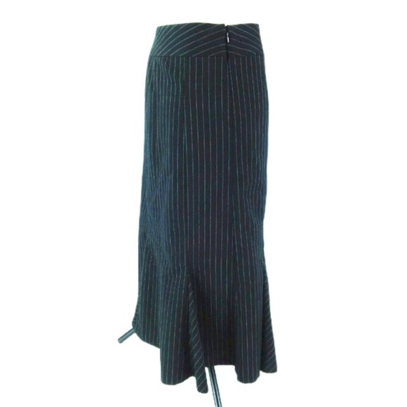 Apostrophe Skirt SZ 12 Petite Pinstripe Pleated - Picture 4 of 8
